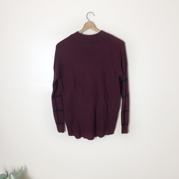 American Eagle Maroon Jegging Fit Knit Sweater - Picture 8 of 9